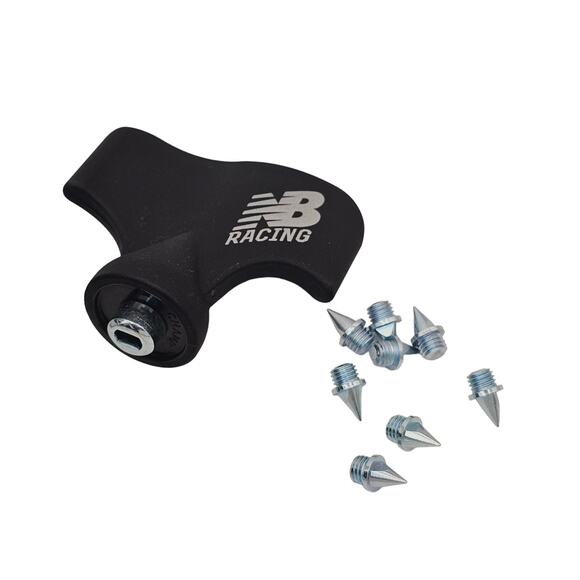 New Balance LD5000 Racing Shoes Womens 7.5B Black White WLD5KB8 Metal Spikes - Picture 6 of 10